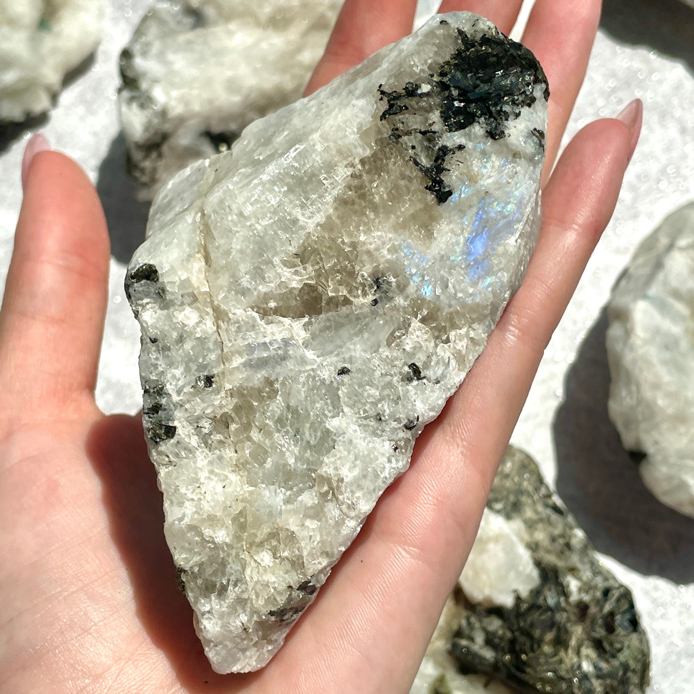 Rainbow Moonstone Rough 1pc (LRG) Rainbow Moonstone Rough 1pc (LRG)